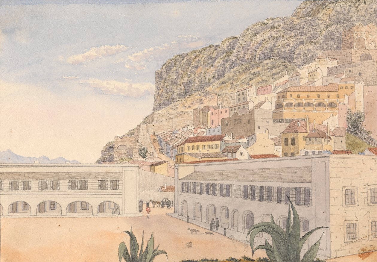 Quartiers des officiers et casemates, Gibraltar - George Lothian Hall