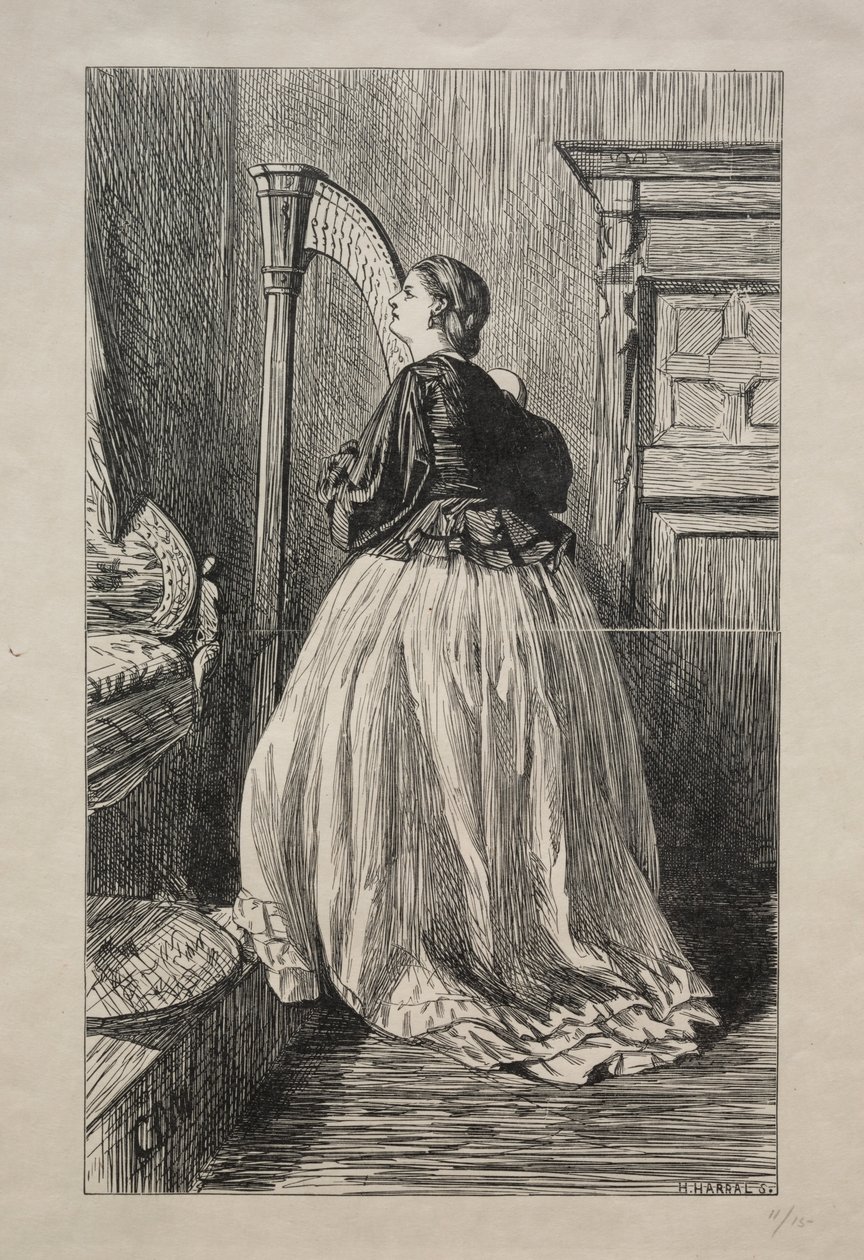 Ô chante encore cette simple chanson, 1862 - George Louis Palmella Busson Du Maurier