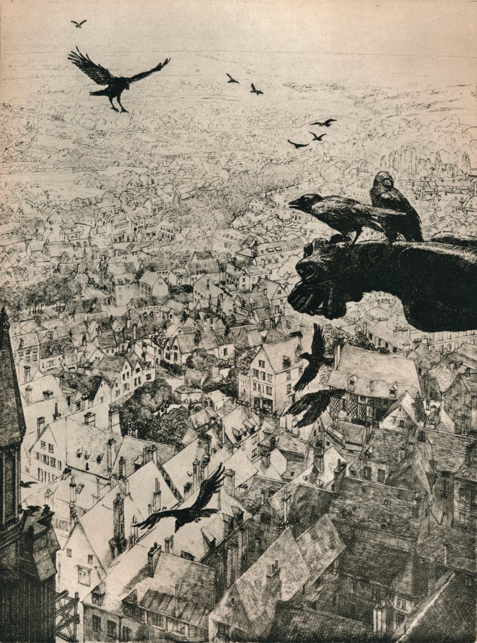 Les choucas de Chartres, 1917 - George Marples