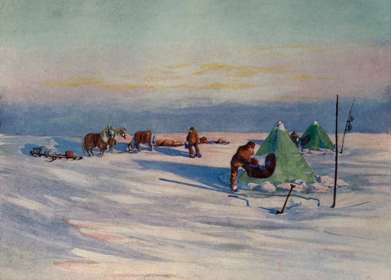 Une soirée tranquille sur la barrière - George Marston