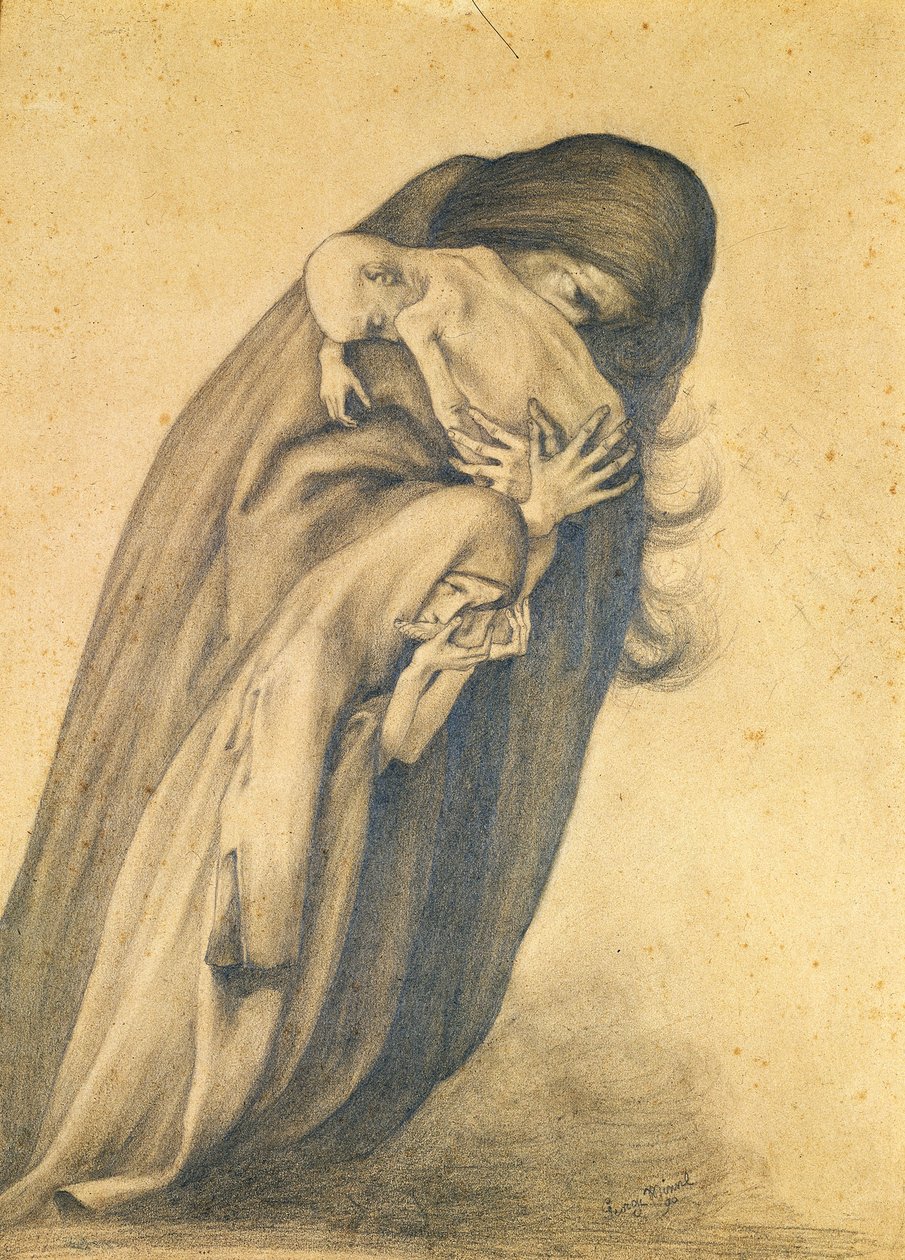 La Mère en Deuil, 1890 - George Minne Baron