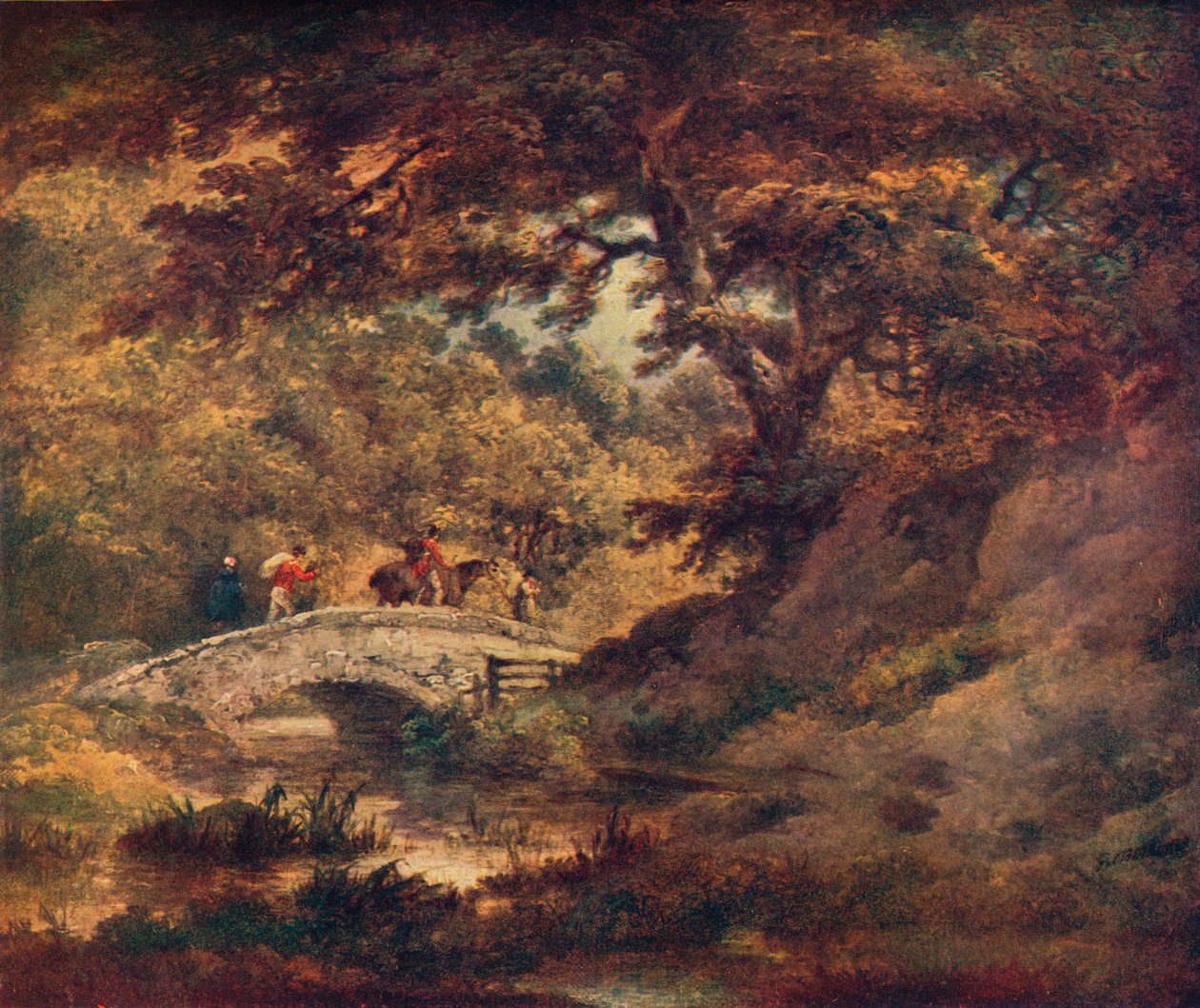 Scène boisée, vers 1795 - George Morland
