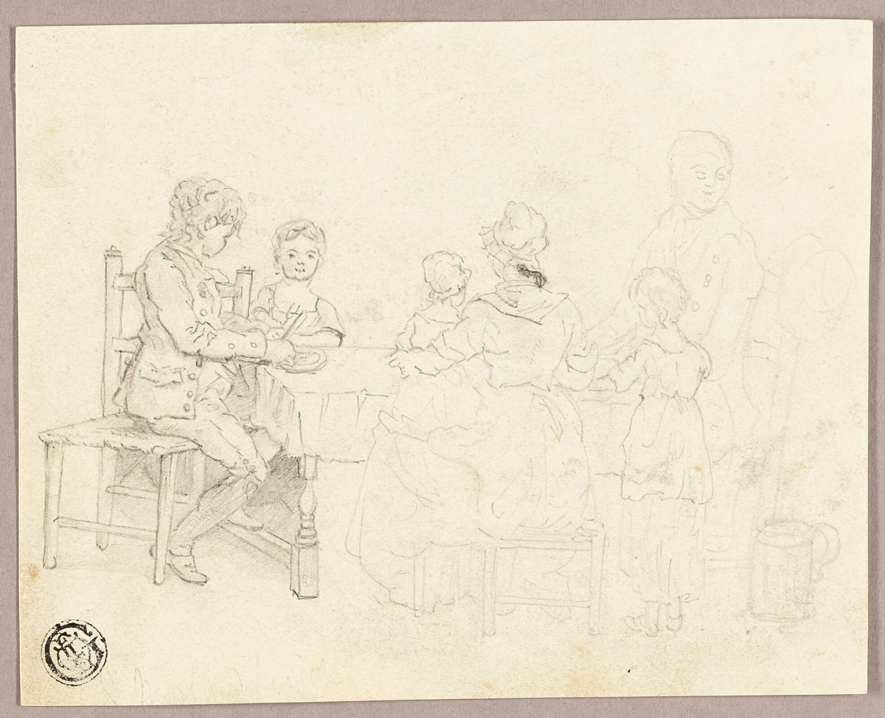 La famille autour d