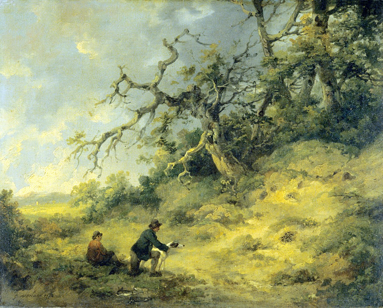 Chasse au furet - George Morland