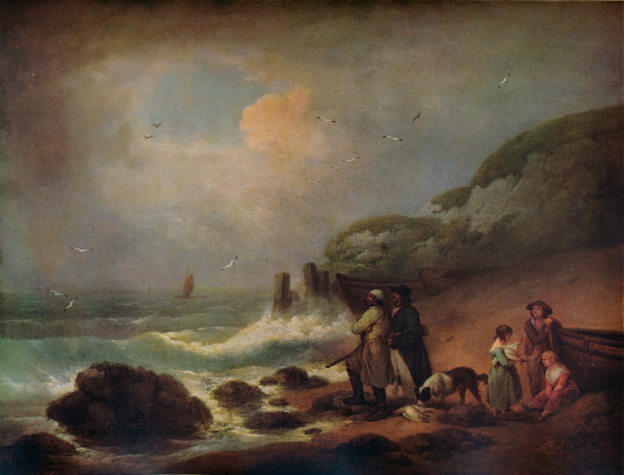 Tir sur les oiseaux de mer - George Morland
