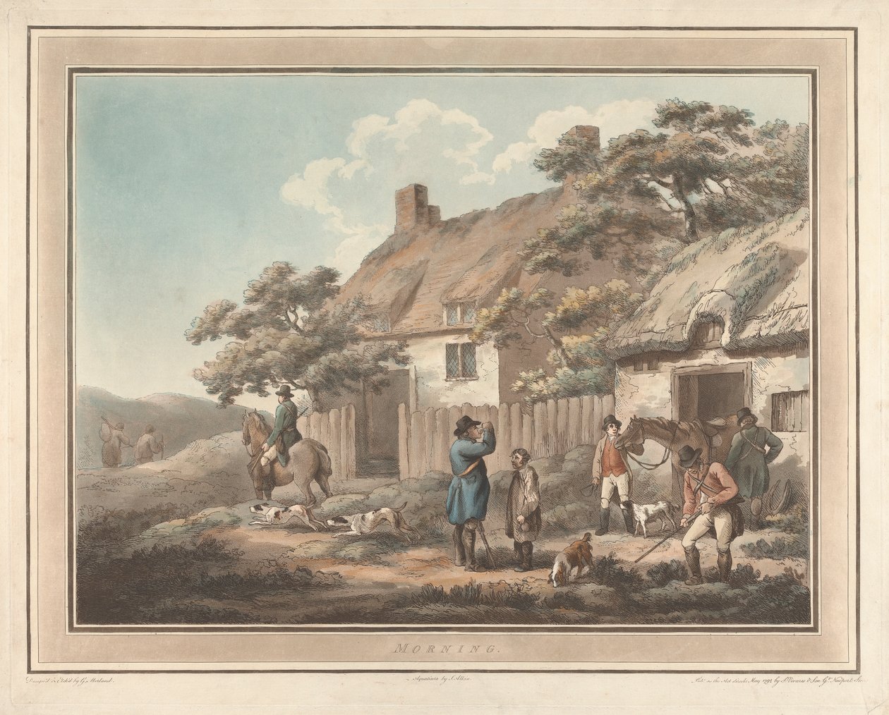 Tir [une paire] : 1. Matin - George Morland