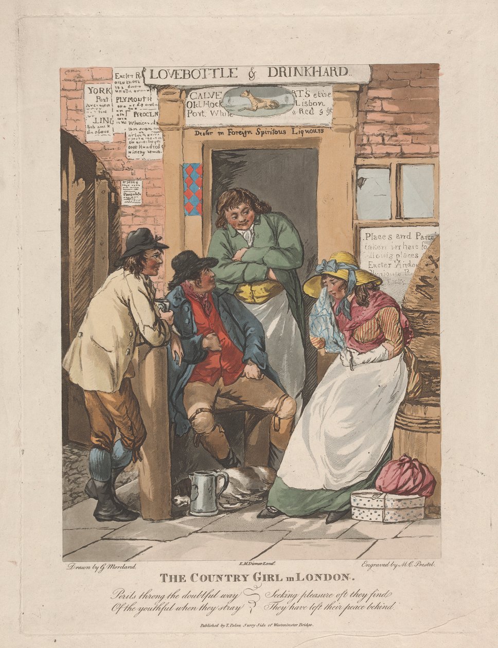 La fille de la campagne à Londres - George Morland