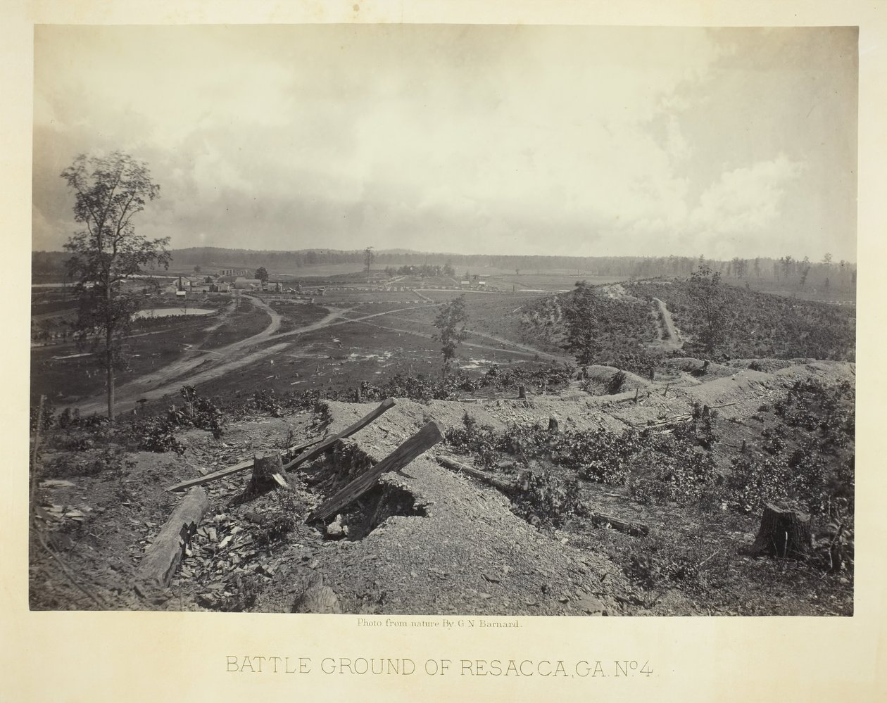 Champ de Bataille de Resacca, GA, No. 4, 1866 - George N. Barnard