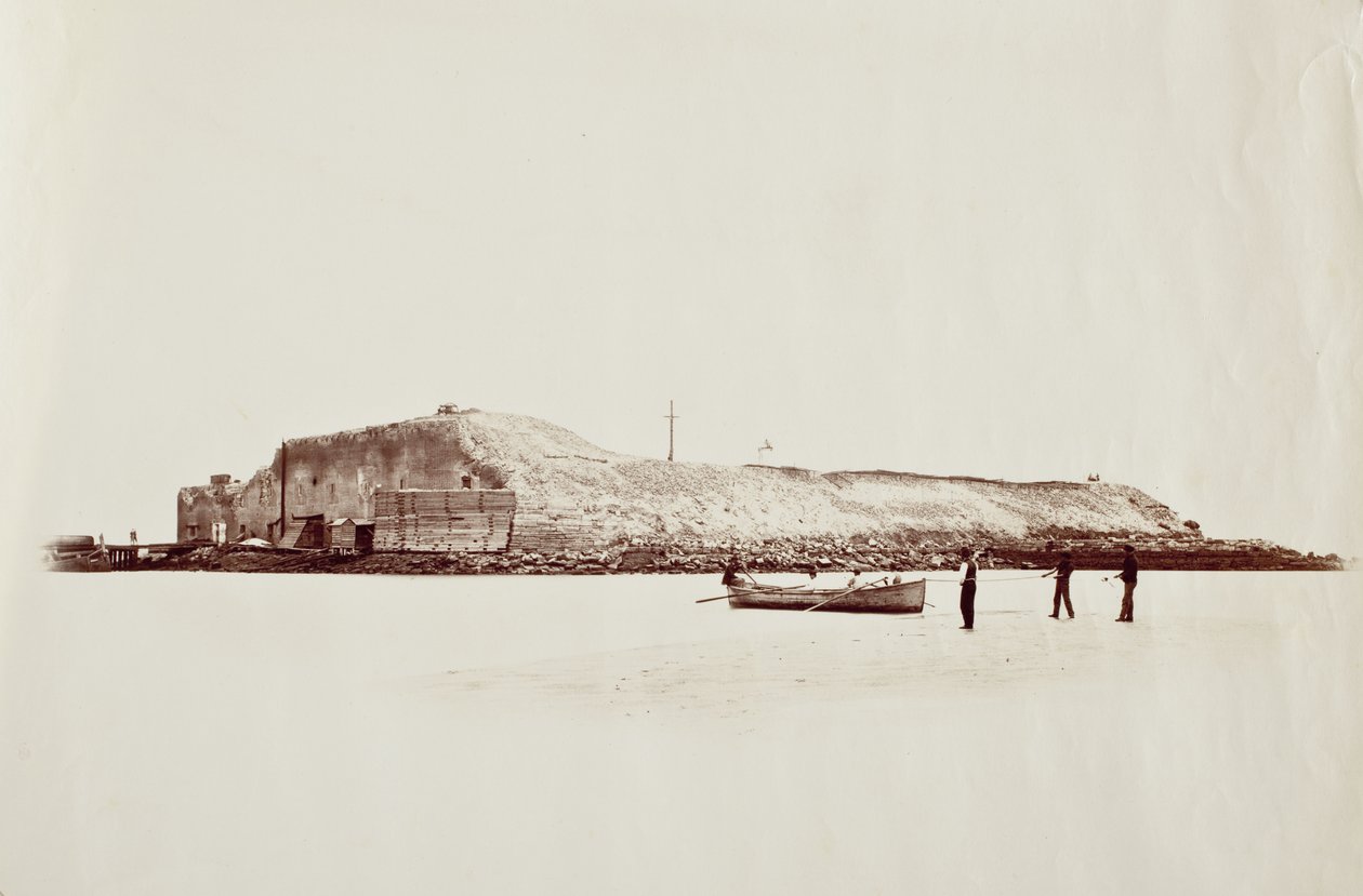 Fort Sumter, vue extérieure, à 3 miles et demi de Charleston - George N. Barnard