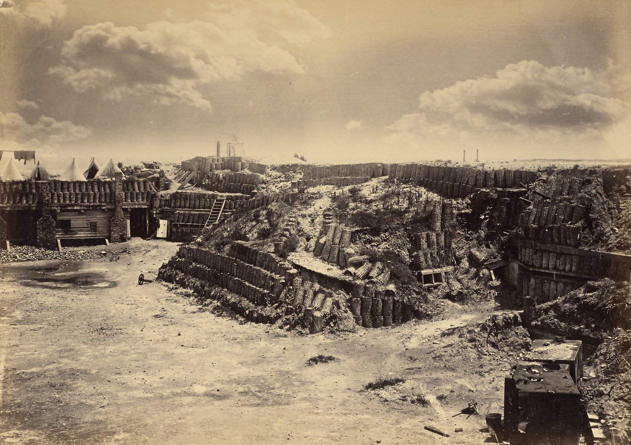 Vue intérieure de Fort Sumter - George N. Barnard