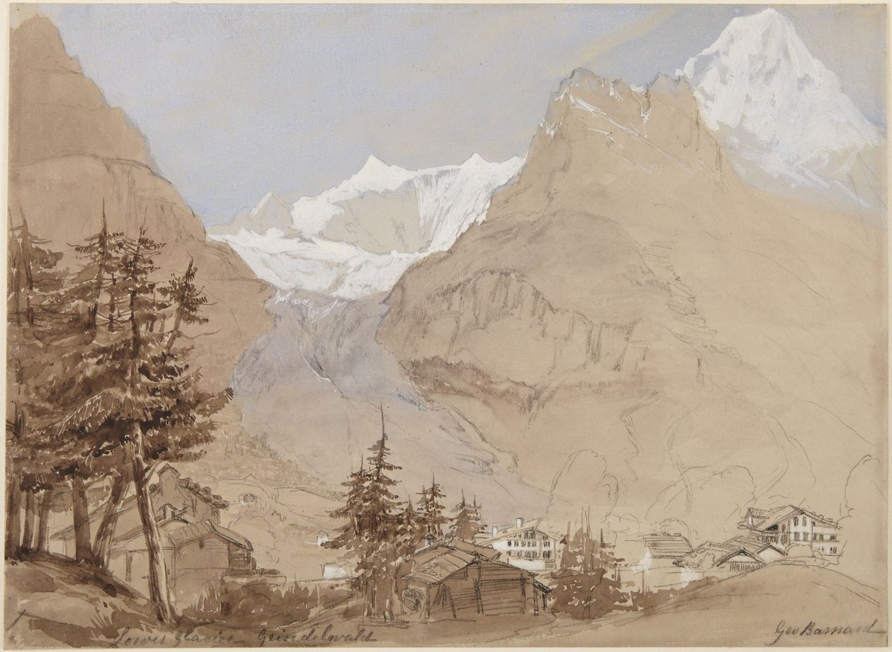 Glacier inférieur, Grindelwald - George N. Barnard