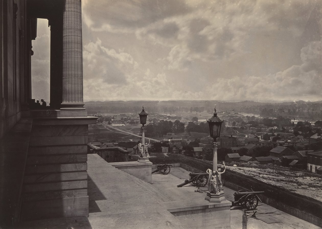 Nashville depuis le Capitole, années 1860 - George N. Barnard