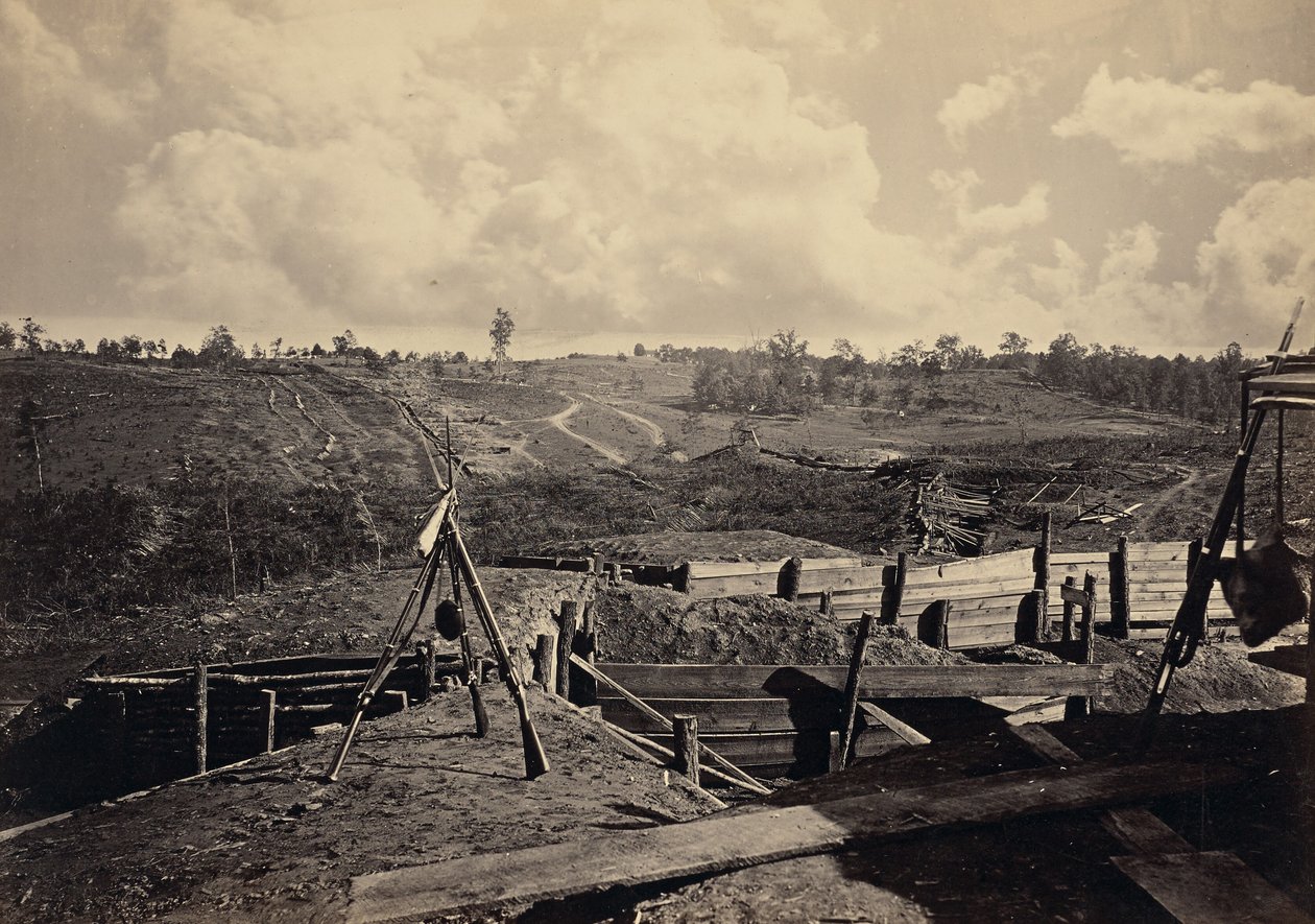 Travaux des rebelles devant Atlanta, Ga. No. 5 - George N. Barnard