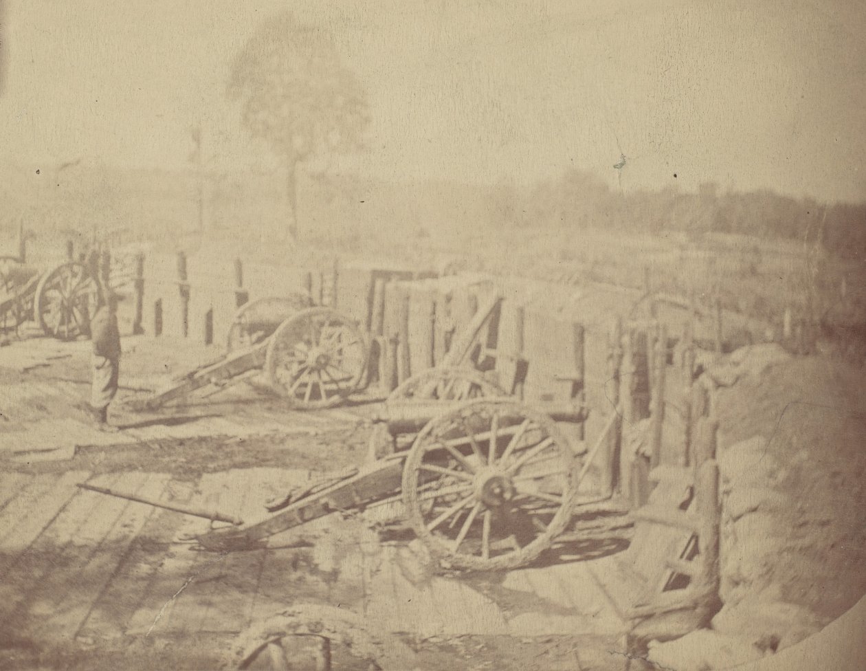Travaux rebelles devant Atlanta, Géorgie, No. 2, 1864 - George N. Barnard