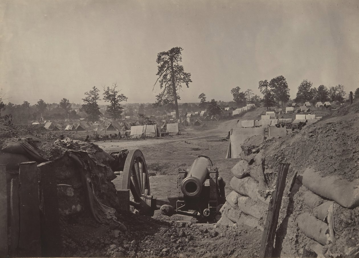 Travaux rebelles devant Atlanta, Géorgie No. 3 - George N. Barnard