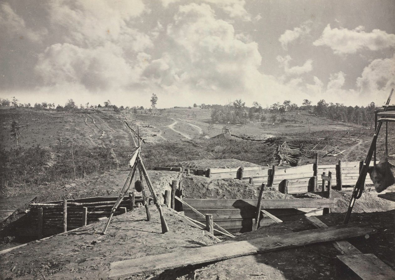Travaux des rebelles devant Atlanta, Géorgie, n° 5 - George N. Barnard