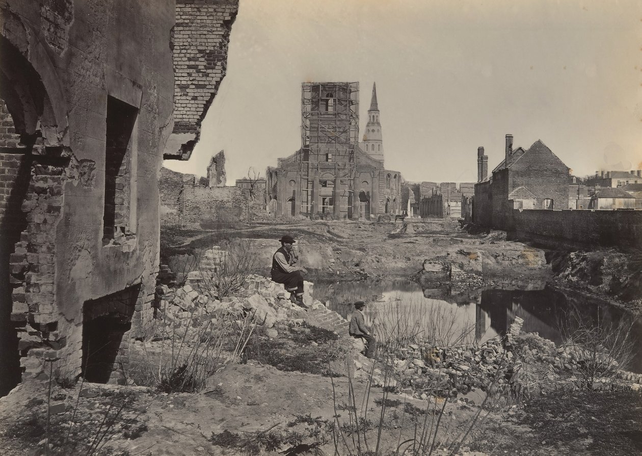 Ruines à Charleston, Caroline du Sud, années 1860 - George N. Barnard