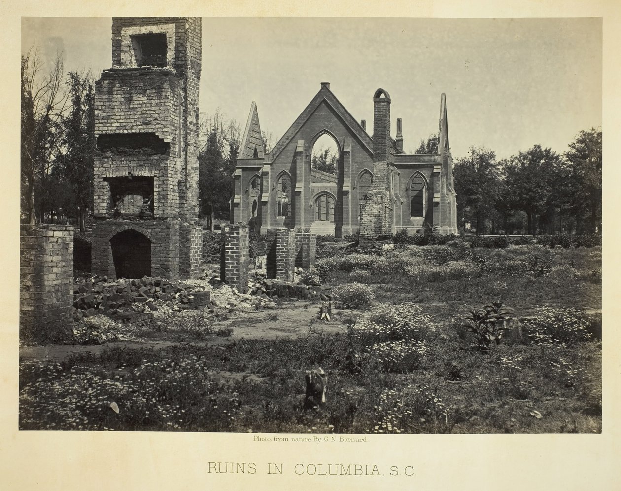 Ruines à Columbia, S.C., 1865 - George N. Barnard