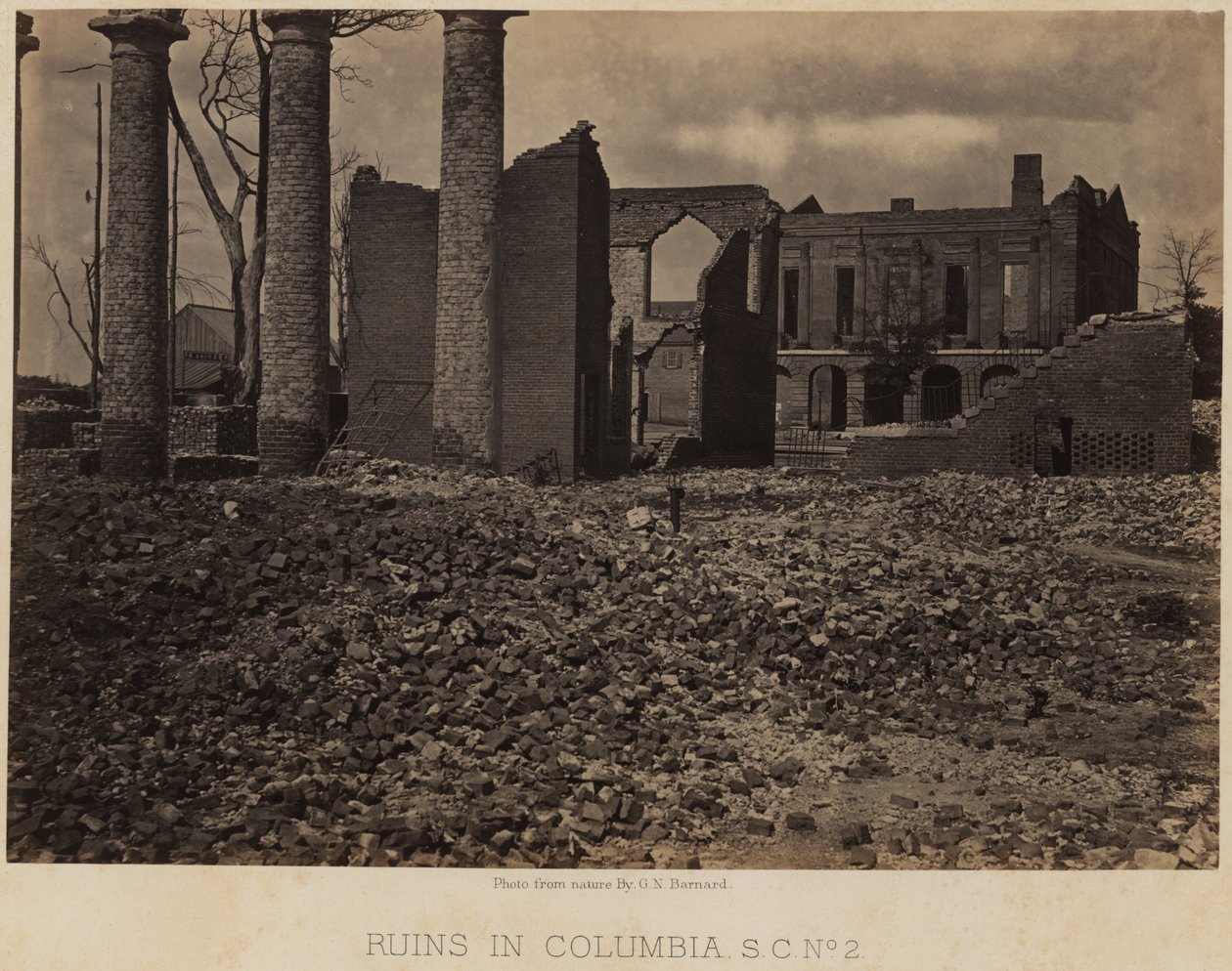 Ruines à Columbia, S.C. no 2 - George N. Barnard