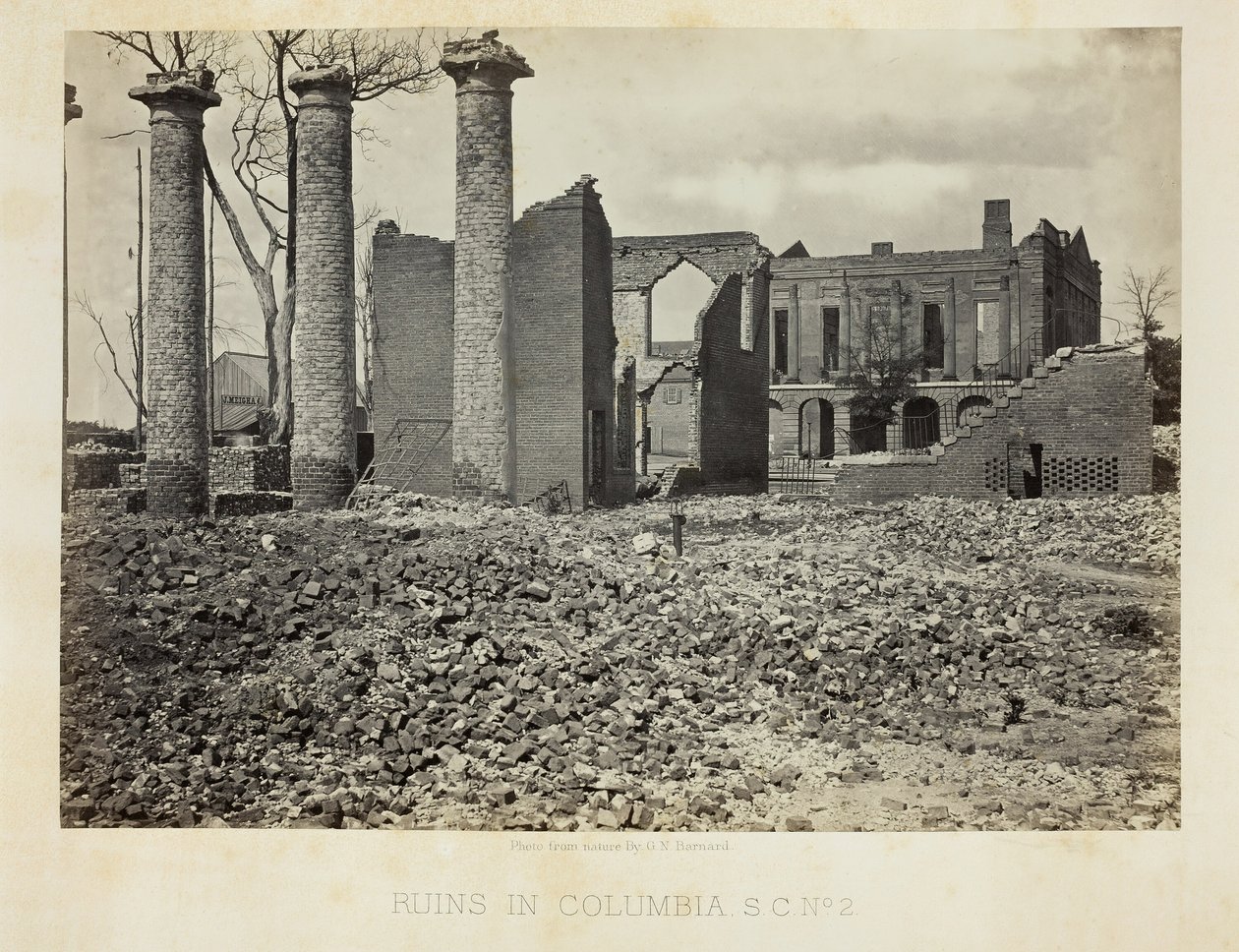 Ruines à Columbia, S.C., No. 2, 1865 - George N. Barnard