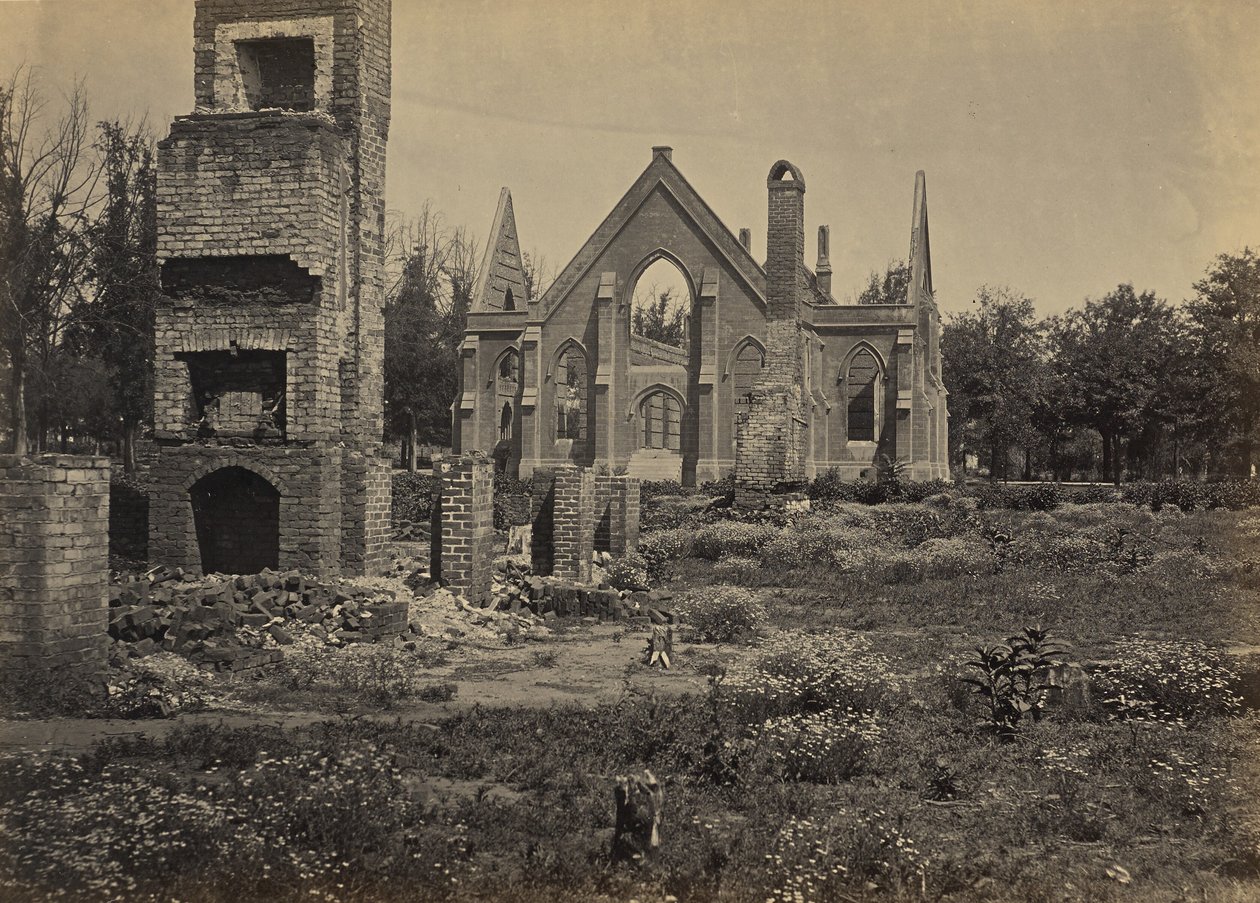 Ruines à Columbia, Caroline du Sud - George N. Barnard