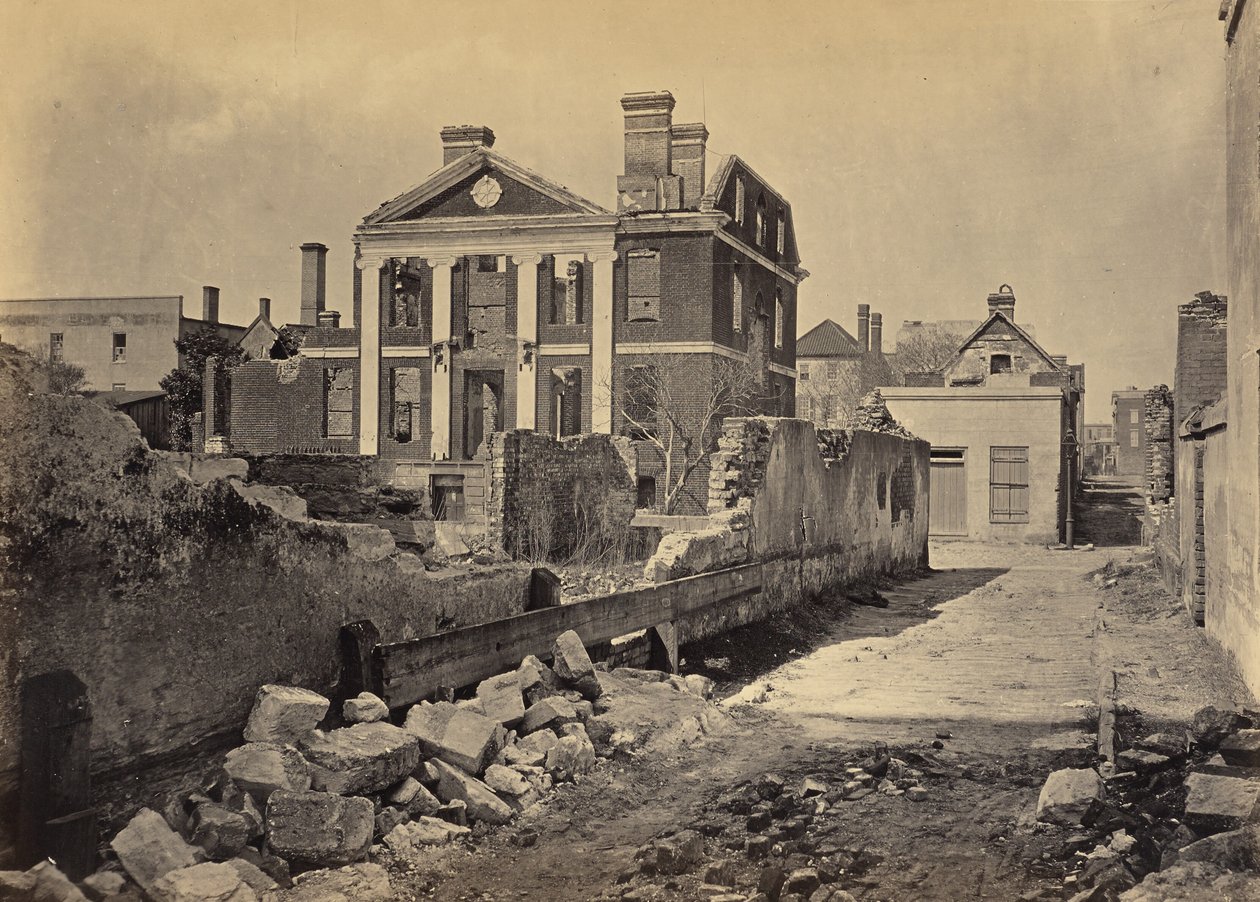 Ruines du manoir Pinckney, Charleston, Caroline du Sud - George N. Barnard