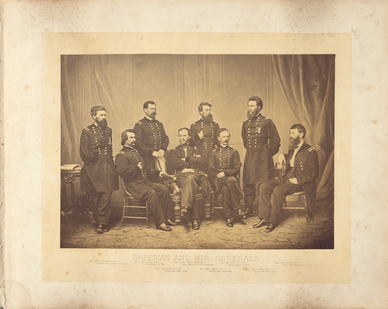 Sherman et ses généraux - George N. Barnard