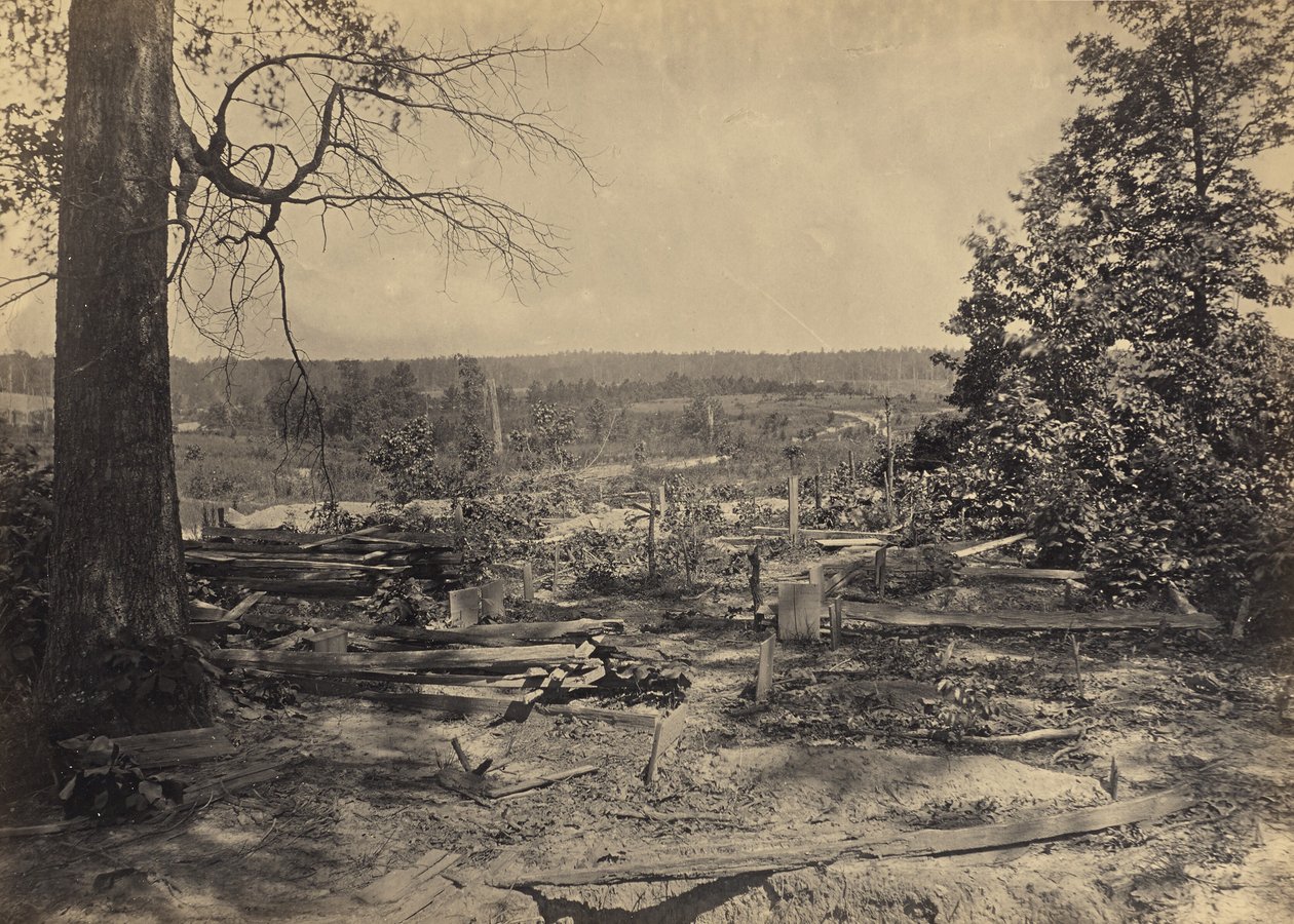 Le champ de bataille de Peach Tree Creek, en Géorgie - George N. Barnard
