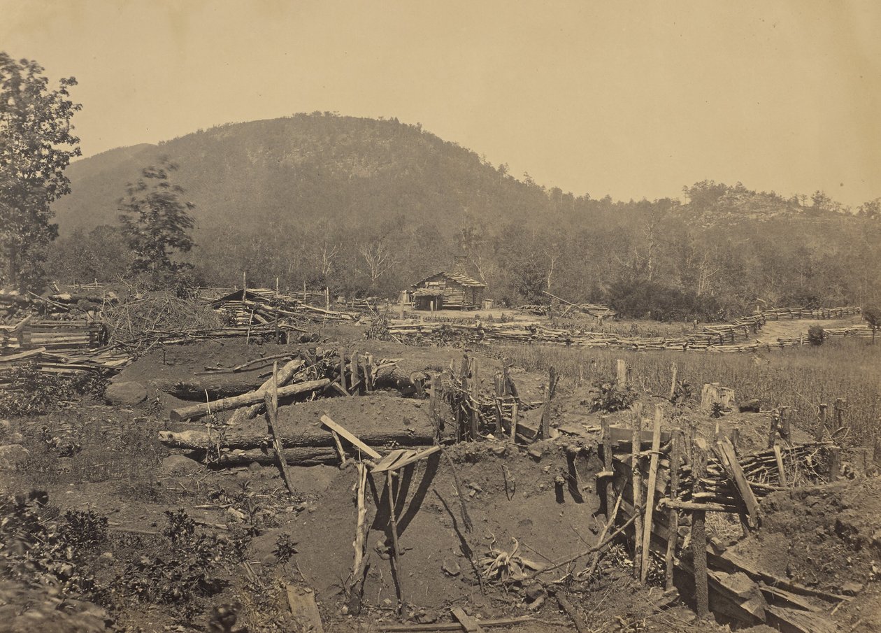 Le front de Kenesaw Mountain, en Géorgie - George N. Barnard