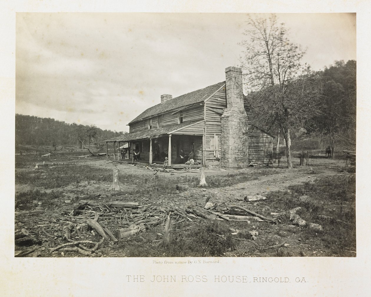 La maison de John Ross, Ringgold, Géorgie - George N. Barnard