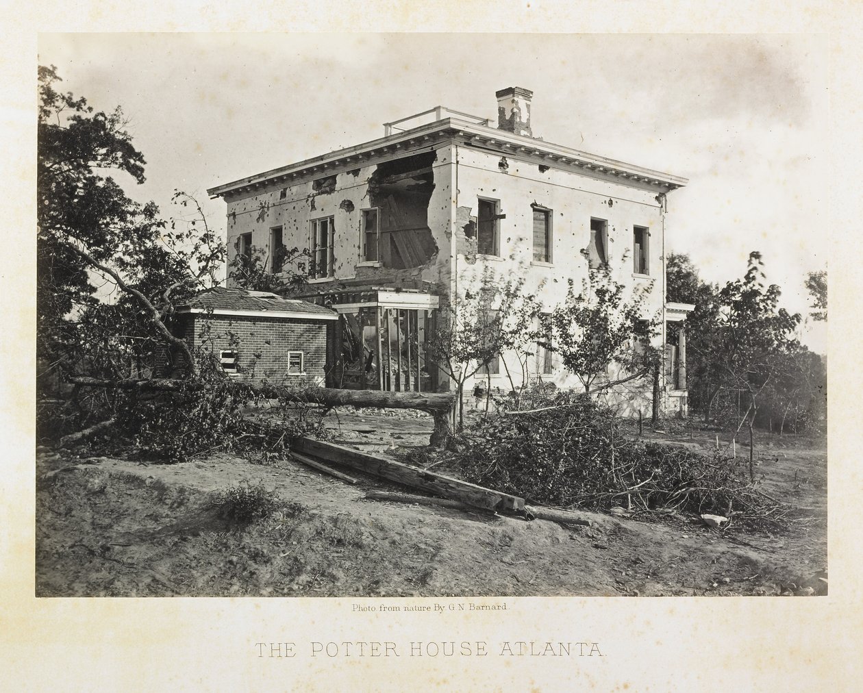 La maison Potter, Atlanta - George N. Barnard