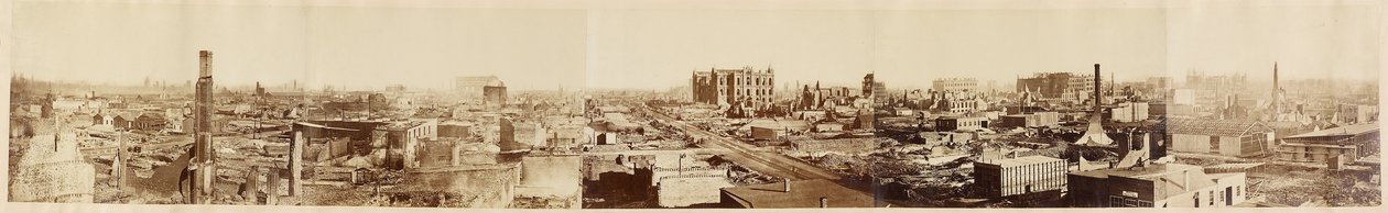Sans titre (Chicago après le grand incendie de Chicago) - George N. Barnard