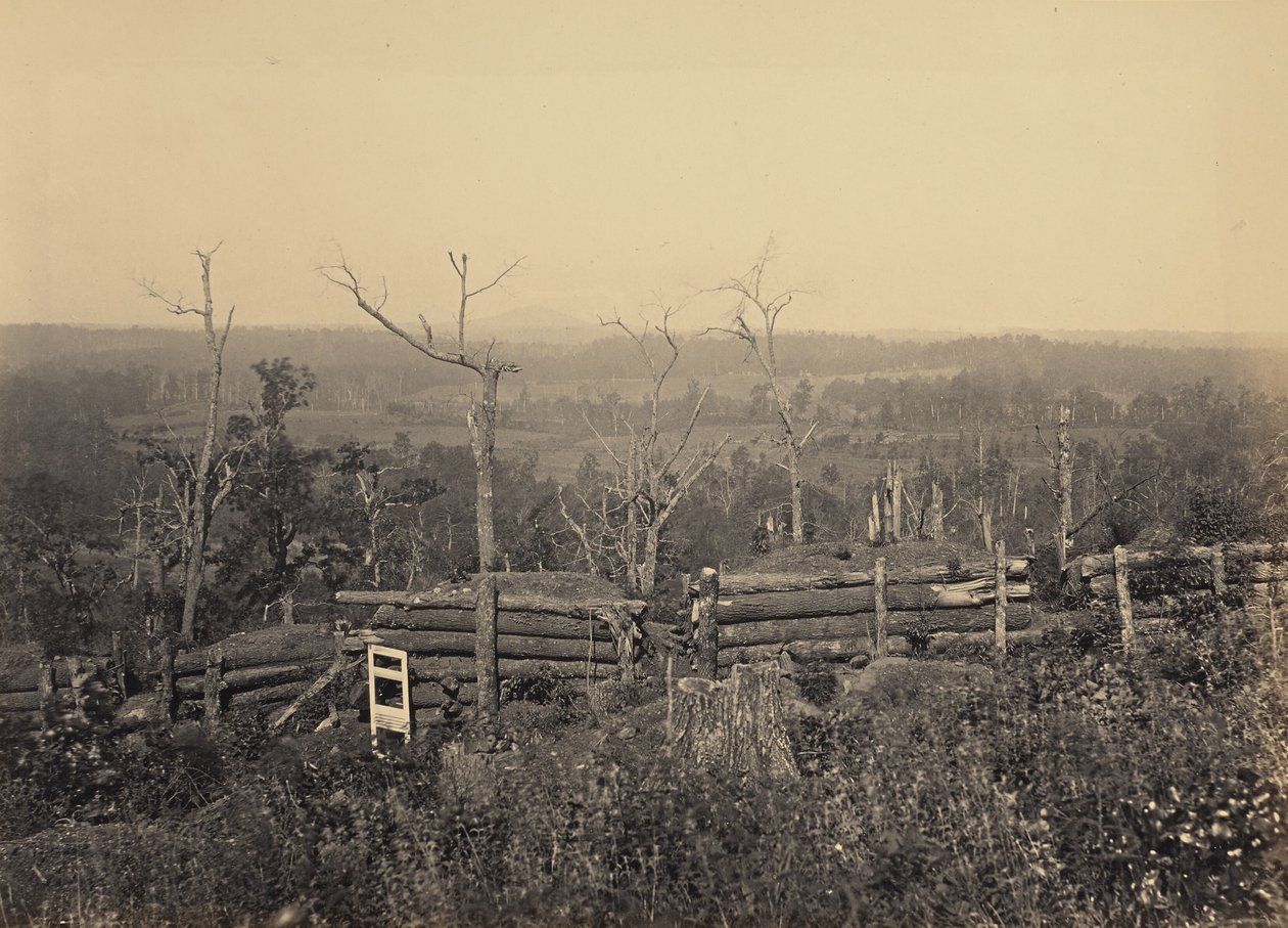 Vue sur la montagne Kenesaw, en Géorgie - George N. Barnard
