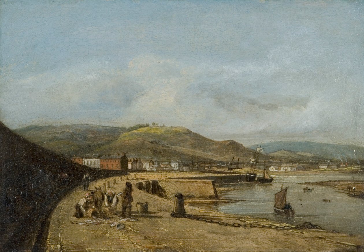 Swansea depuis la jetée ouest - George Orleans De La Motte