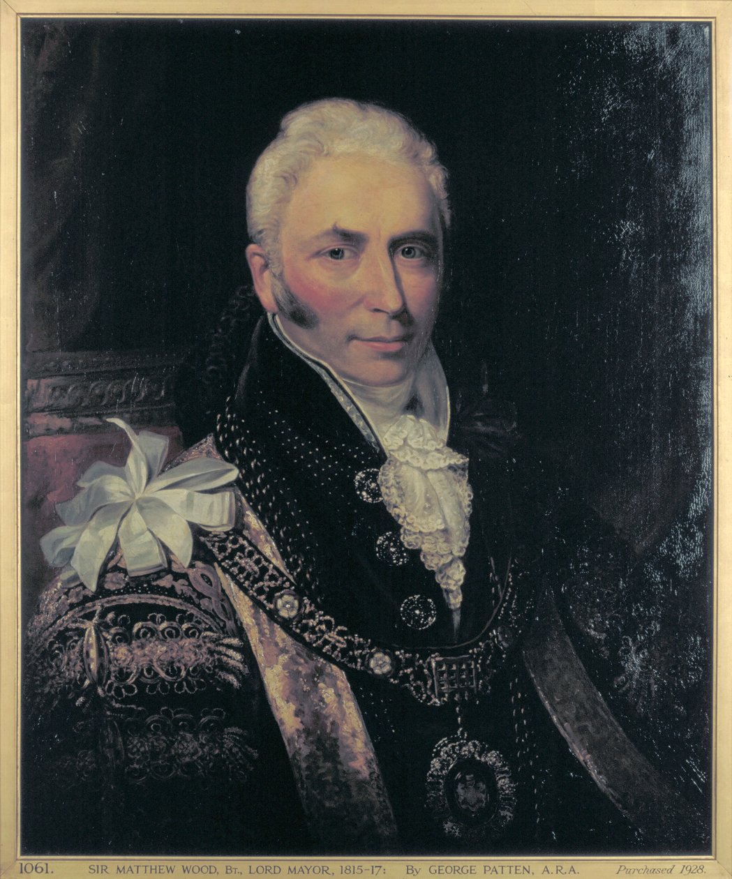 Sir Matthew Wood, Lord Maire 1815-1817 - George Patten