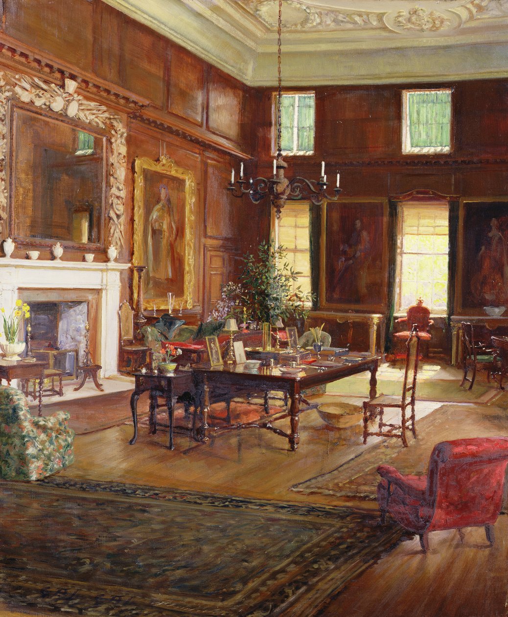 Intérieur de la salle d