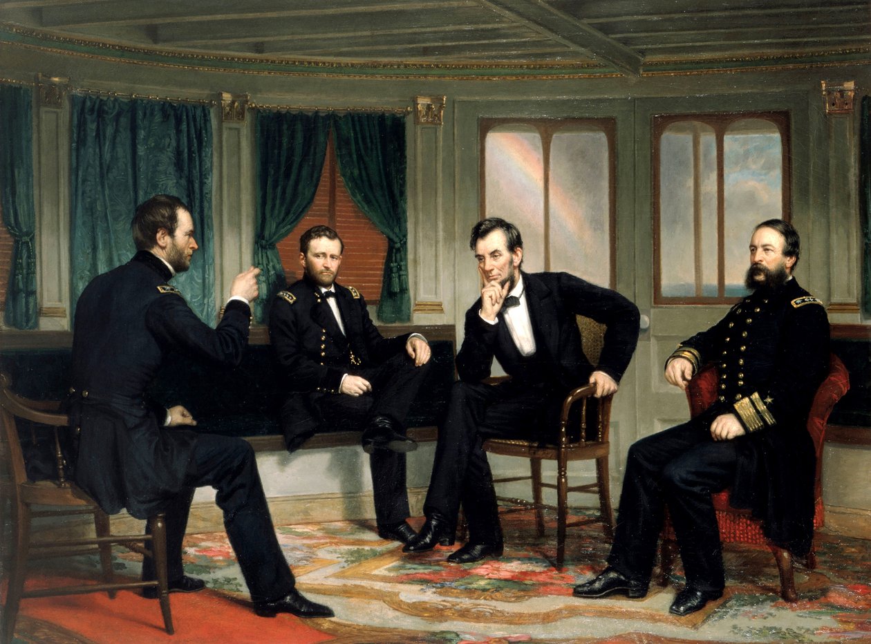 Les Pacificateurs, pub. 1868 - George Peter Alexander (after) Healy