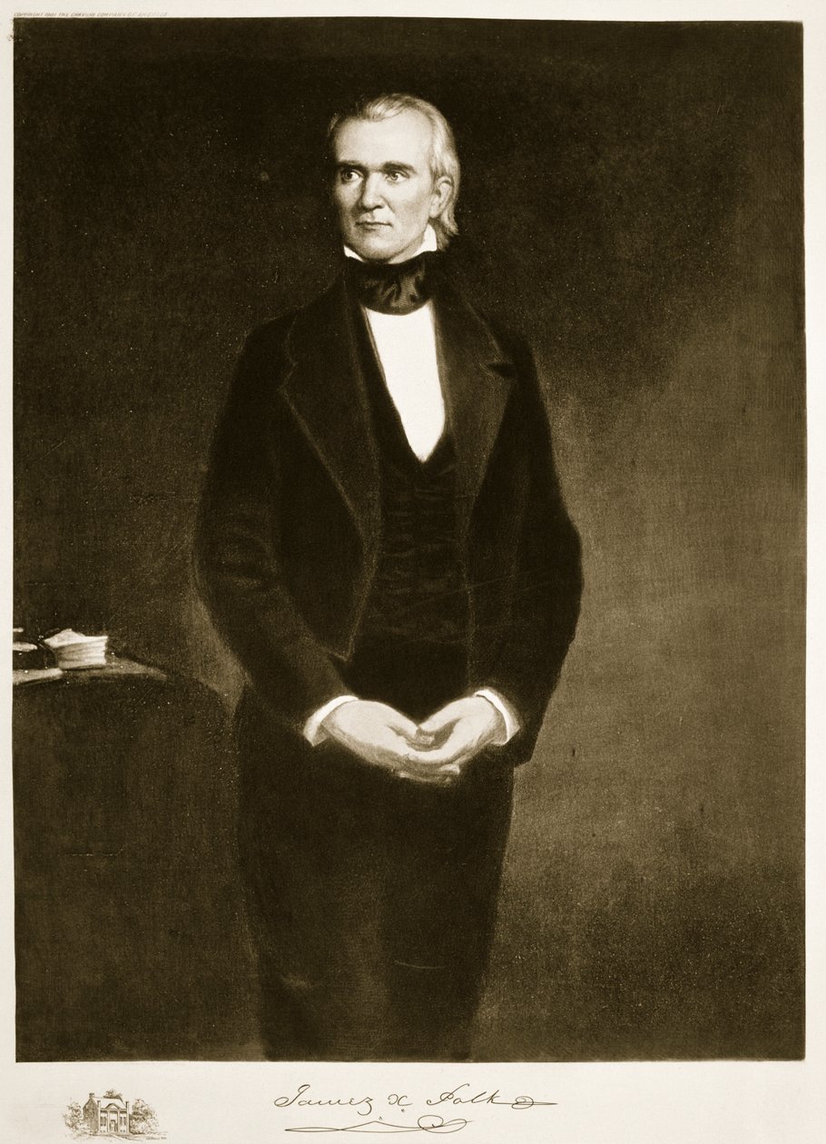 James K. Polk (1795-1849), 11e président des États-Unis d