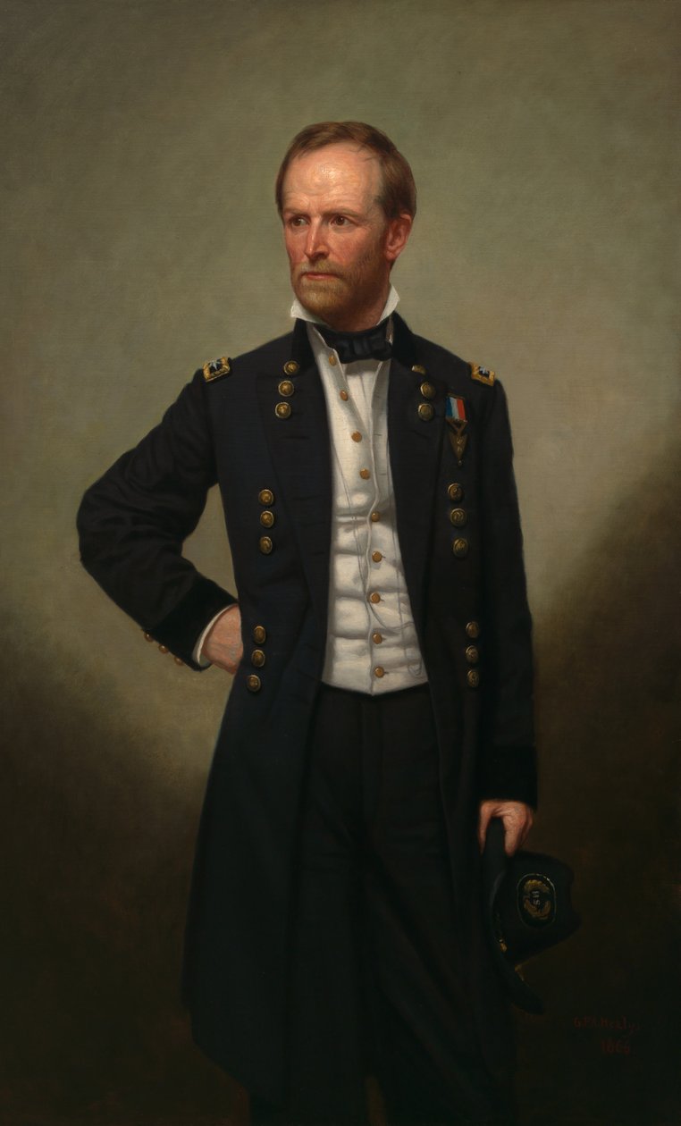 William T. Sherman - George Peter Alexander Healy