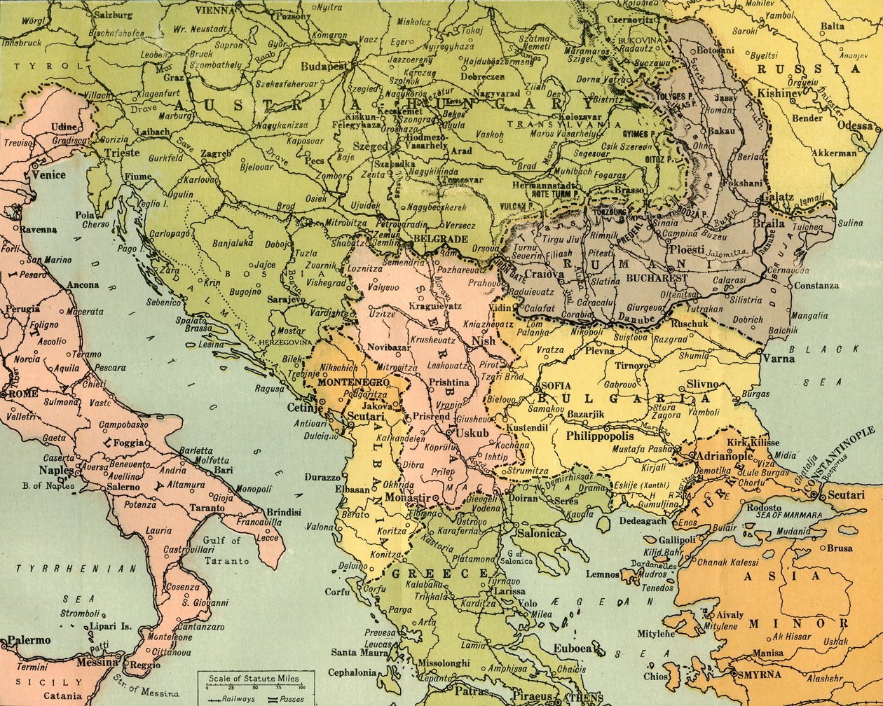 Carte pour illustrer les fronts de bataille de l