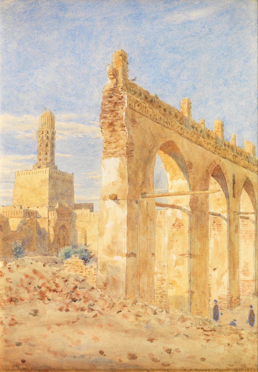 Ruines de la mosquée al-Hakim, Le Caire - George Price Boyce