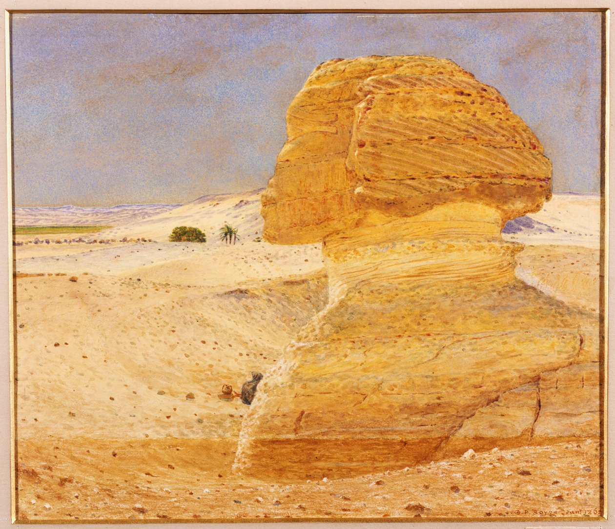 Le Grand Sphinx de Gizeh, 1862 - George Price Boyce