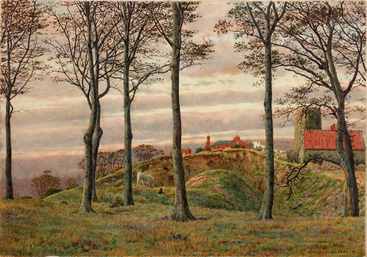 Colline des moulins, Gateshead, 1864 - George Price Boyce