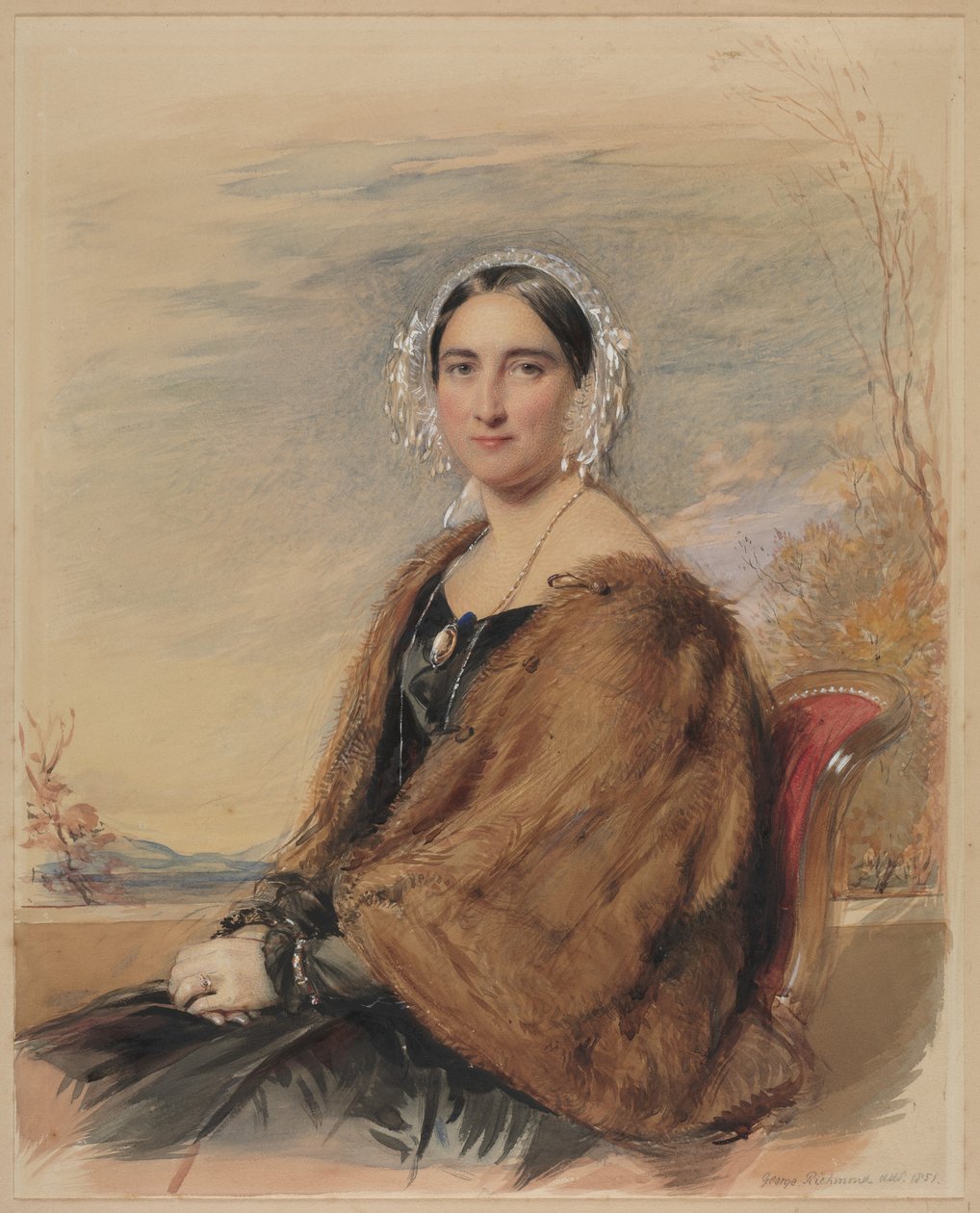 Portrait de femme - George Richmond