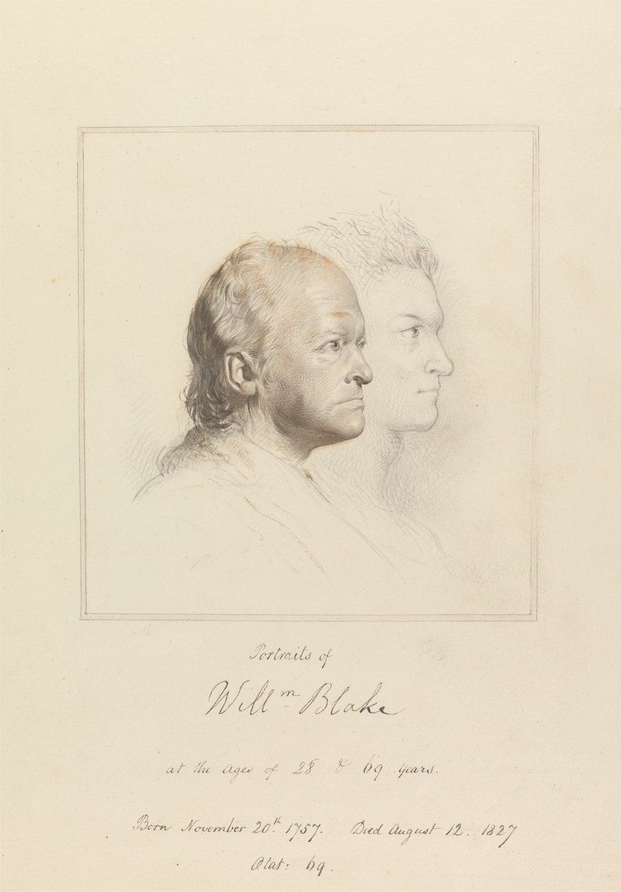 William Blake dans la jeunesse et la vieillesse - George Richmond