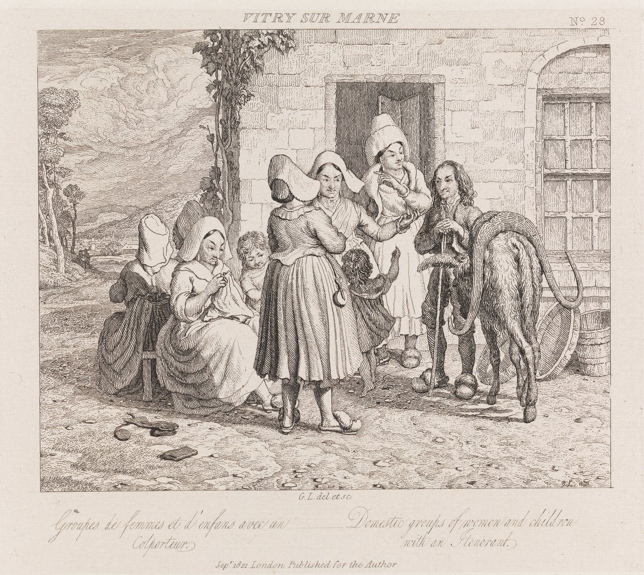 Itinérant, Vitry Sur Marne, vers 1821 - George Robert Lewis