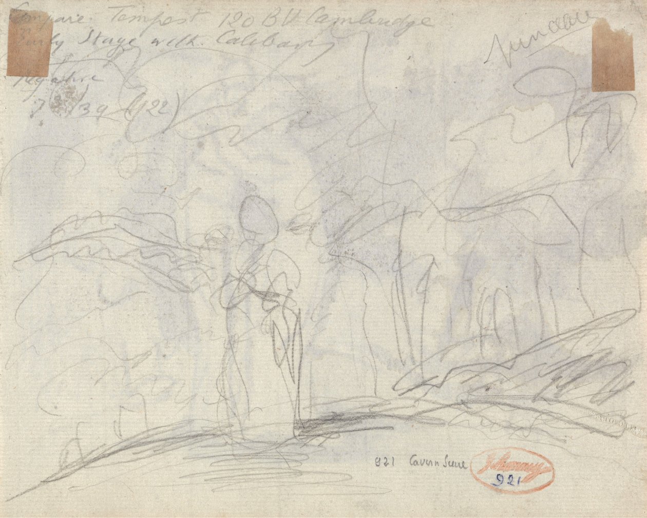 Une petite fille dans un bosquet - George Romney