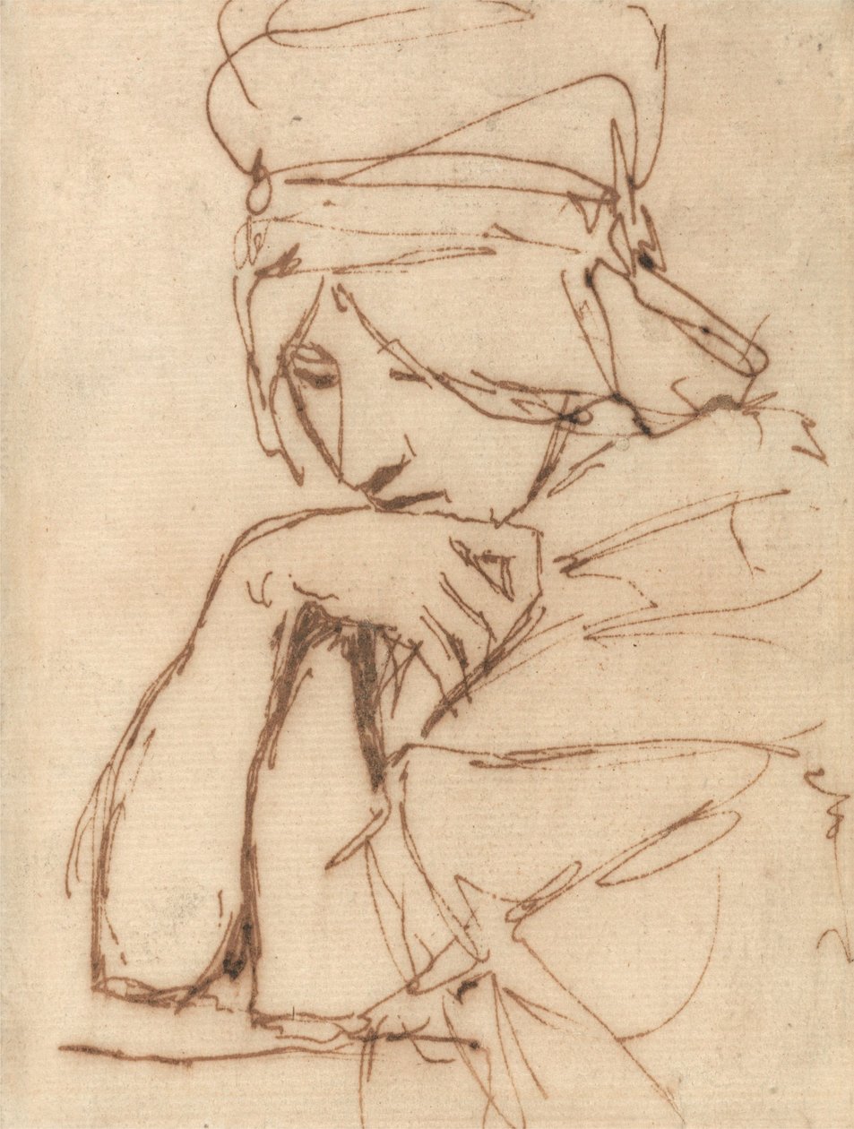 Une femme pensive - George Romney