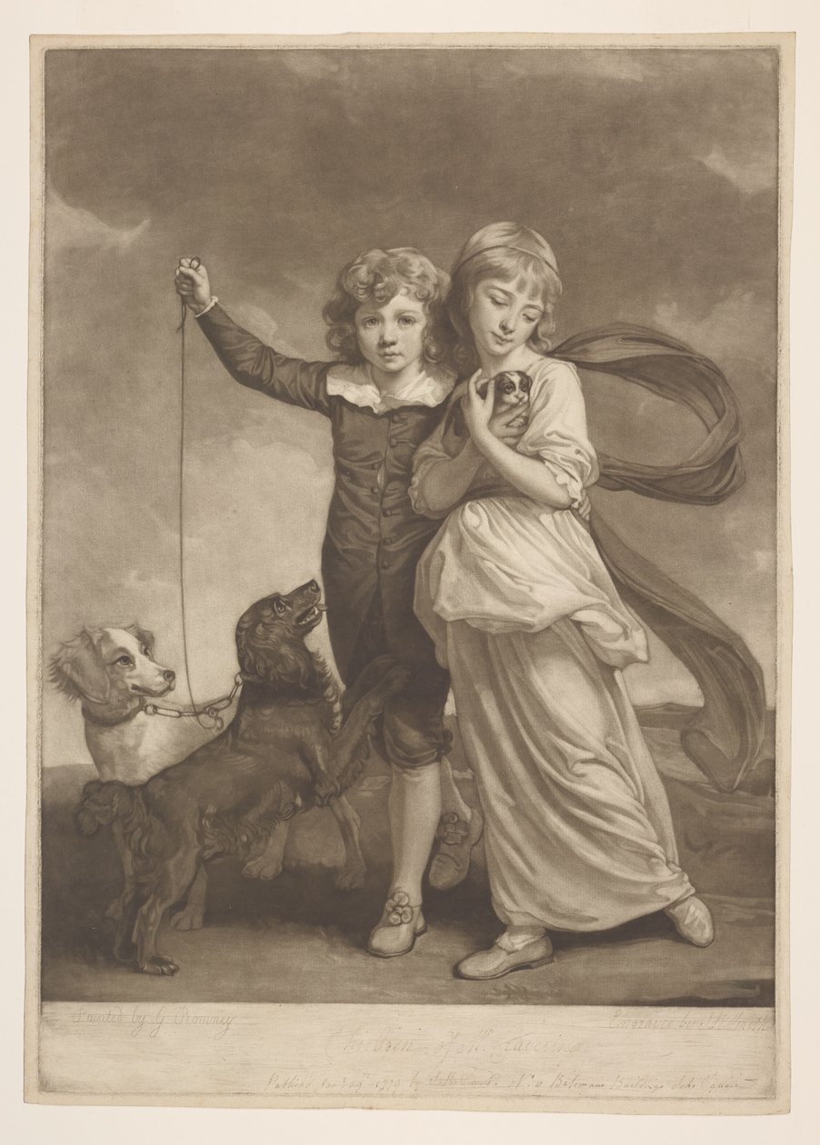 Les enfants de M. Clavering - George Romney