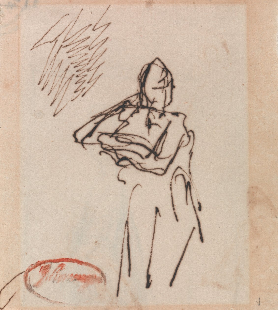 Silhouette féminine - George Romney